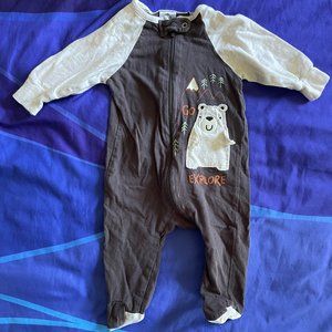 🔥6/$10🔥 Gerber Footie Pajamas, 0-3 Months, Go Explore